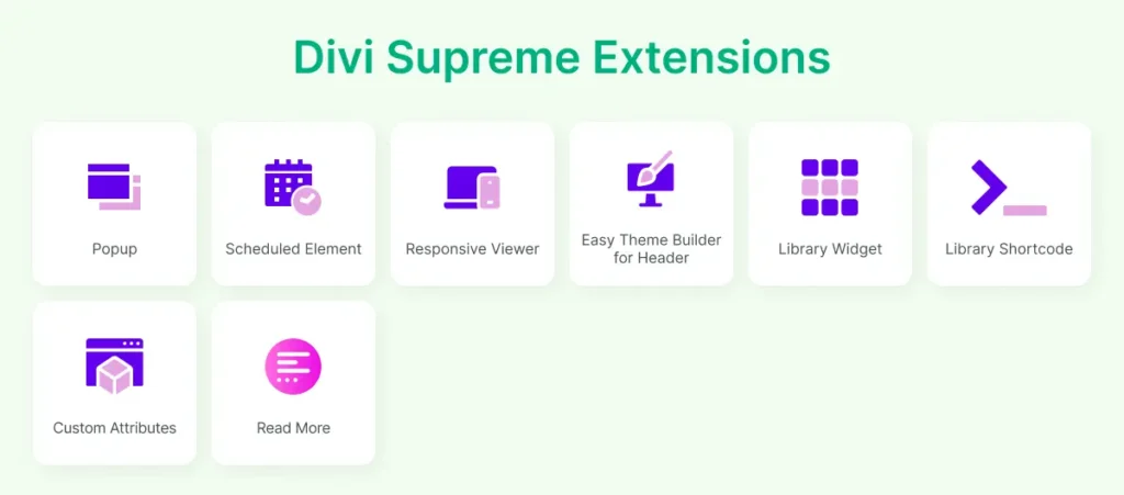 Divi Supreme Extensions